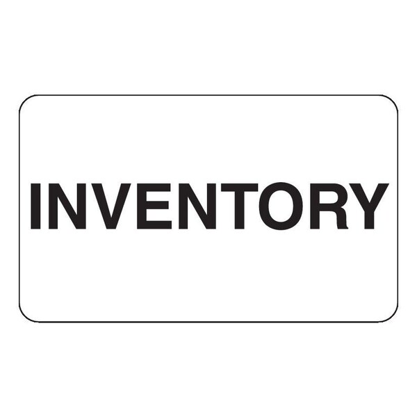 Decker Tape Products Label, DL3215, INVENTORY, 1-3/8" X 2" DL3215 - main